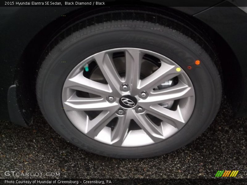 Black Diamond / Black 2015 Hyundai Elantra SE Sedan