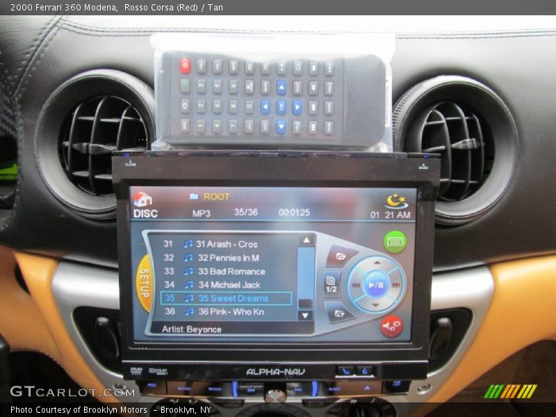 Rosso Corsa (Red) / Tan 2000 Ferrari 360 Modena