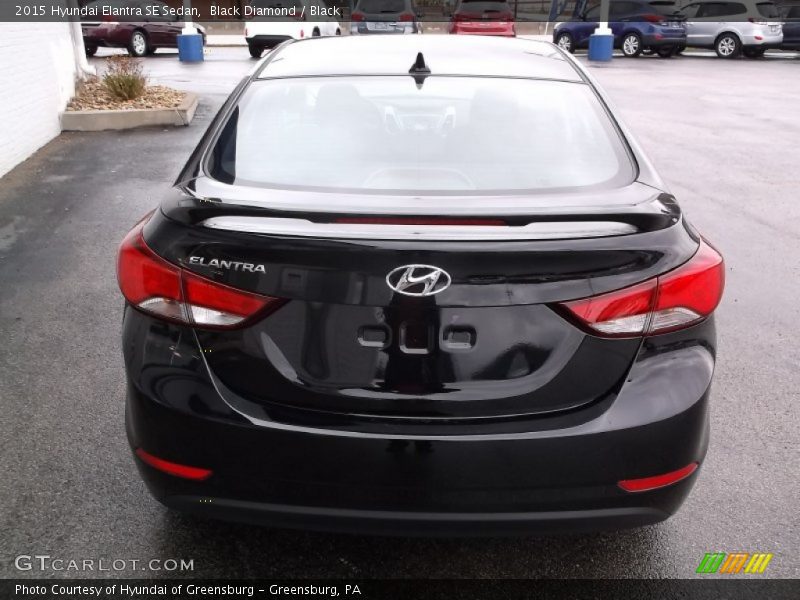 Black Diamond / Black 2015 Hyundai Elantra SE Sedan