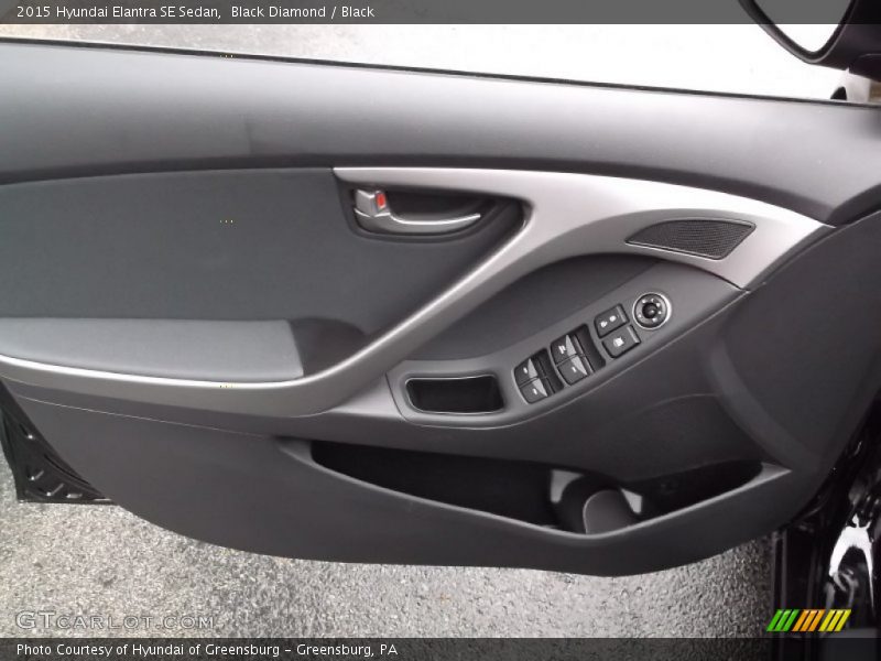 Black Diamond / Black 2015 Hyundai Elantra SE Sedan