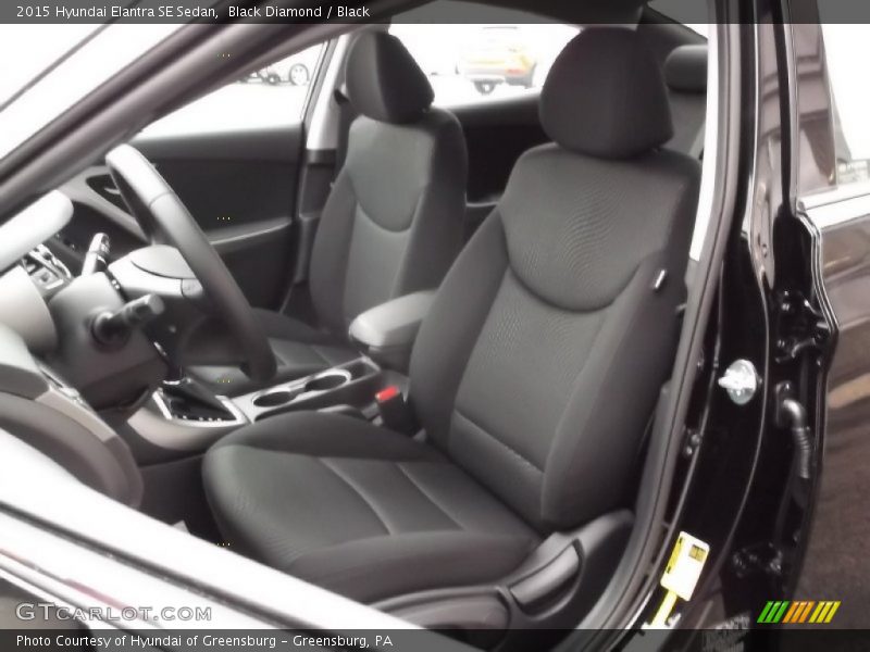 Black Diamond / Black 2015 Hyundai Elantra SE Sedan