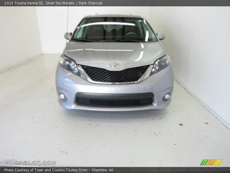 Silver Sky Metallic / Dark Charcoal 2013 Toyota Sienna SE
