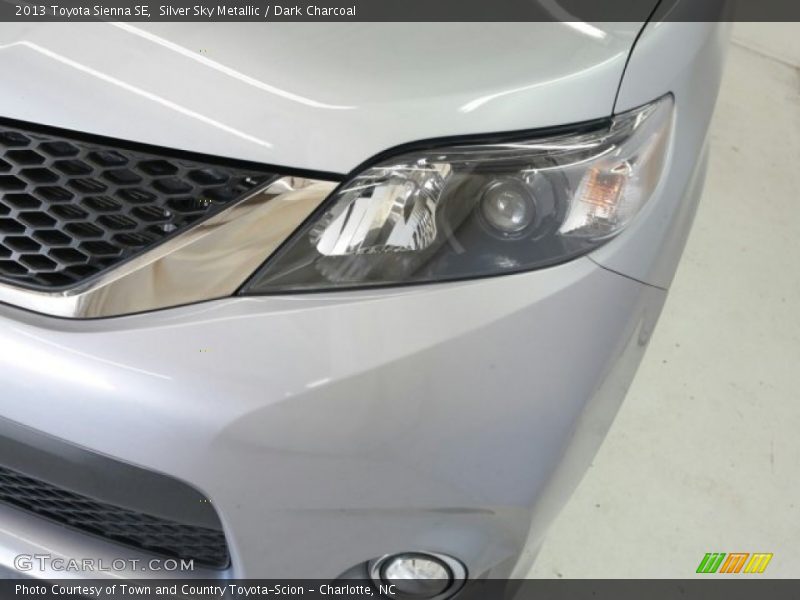 Silver Sky Metallic / Dark Charcoal 2013 Toyota Sienna SE