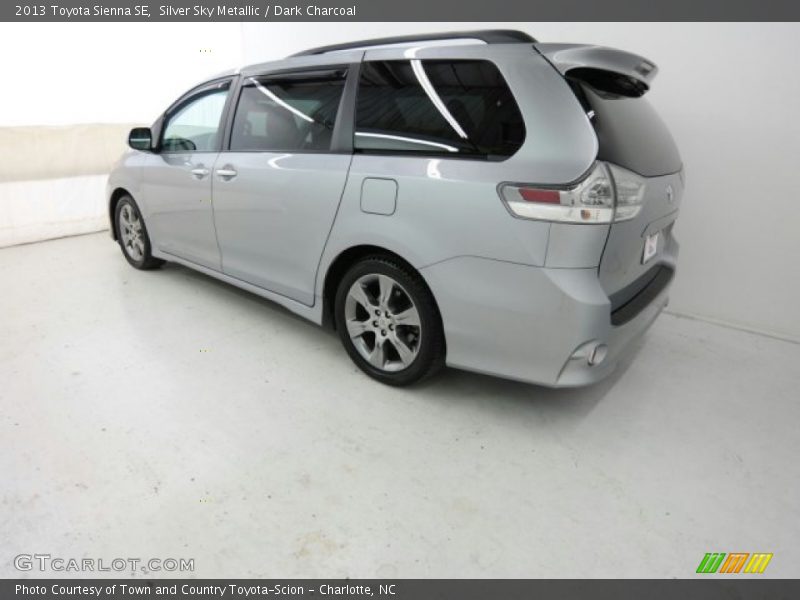 Silver Sky Metallic / Dark Charcoal 2013 Toyota Sienna SE