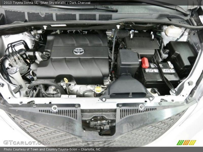 Silver Sky Metallic / Dark Charcoal 2013 Toyota Sienna SE