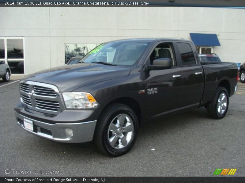 Granite Crystal Metallic / Black/Diesel Gray 2014 Ram 1500 SLT Quad Cab 4x4