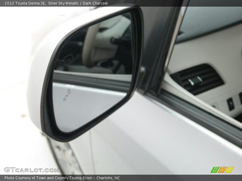 Silver Sky Metallic / Dark Charcoal 2013 Toyota Sienna SE