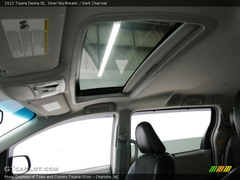 Silver Sky Metallic / Dark Charcoal 2013 Toyota Sienna SE