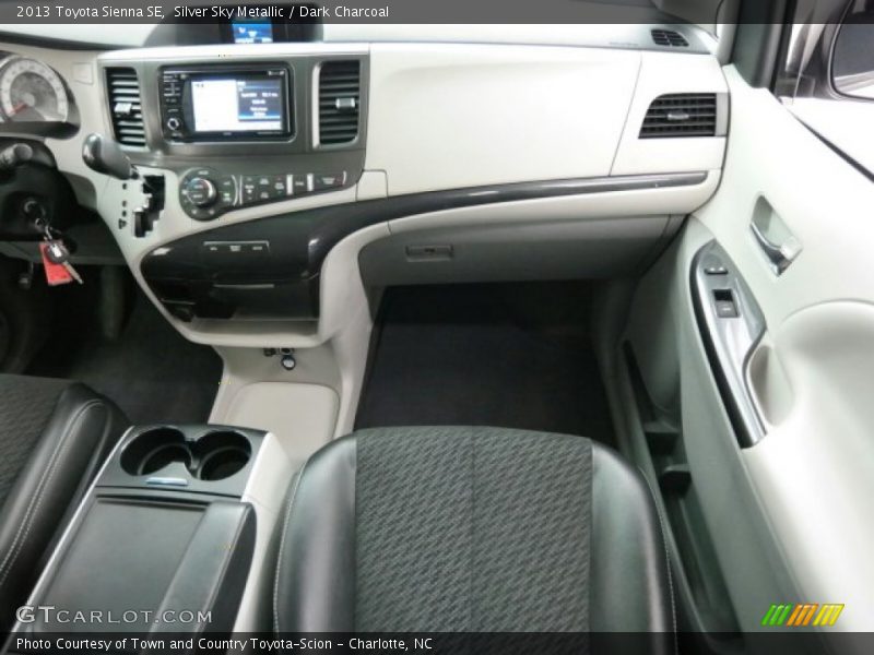 Silver Sky Metallic / Dark Charcoal 2013 Toyota Sienna SE