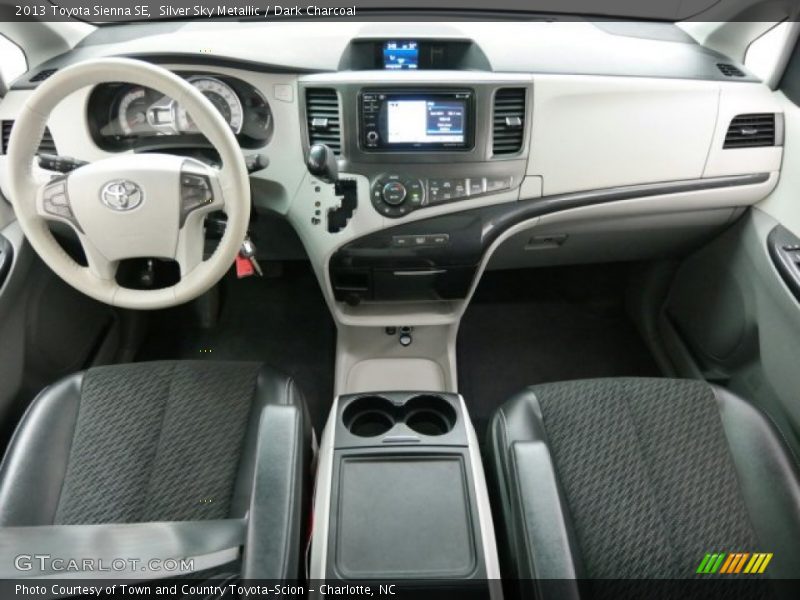 Silver Sky Metallic / Dark Charcoal 2013 Toyota Sienna SE