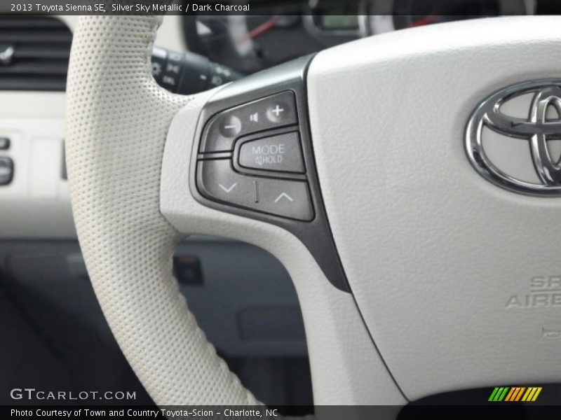 Silver Sky Metallic / Dark Charcoal 2013 Toyota Sienna SE