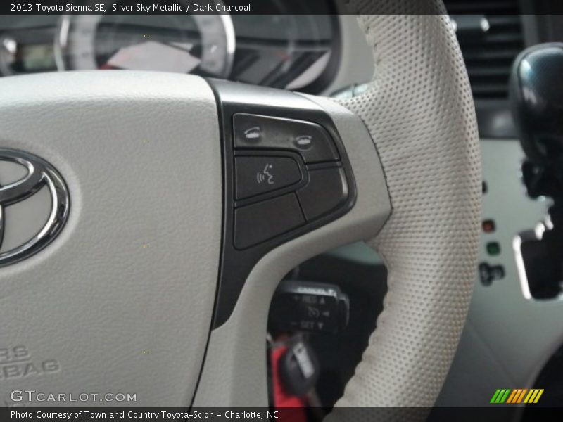 Silver Sky Metallic / Dark Charcoal 2013 Toyota Sienna SE