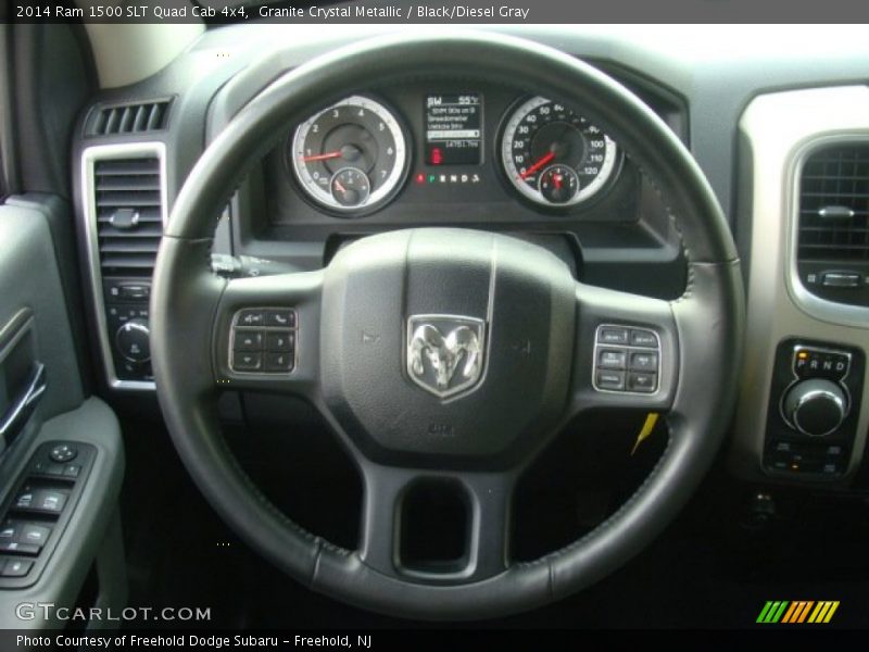 Granite Crystal Metallic / Black/Diesel Gray 2014 Ram 1500 SLT Quad Cab 4x4