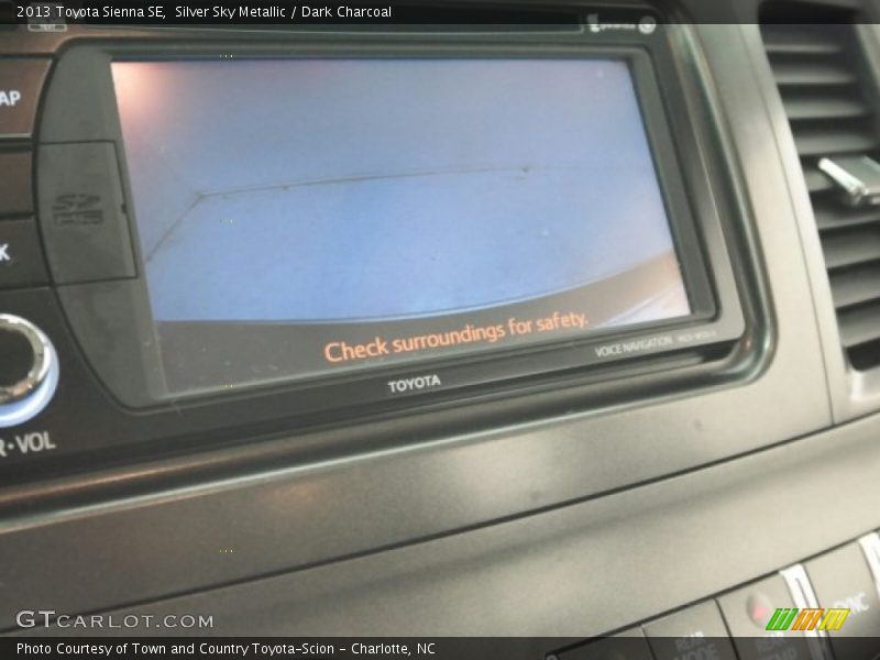 Silver Sky Metallic / Dark Charcoal 2013 Toyota Sienna SE