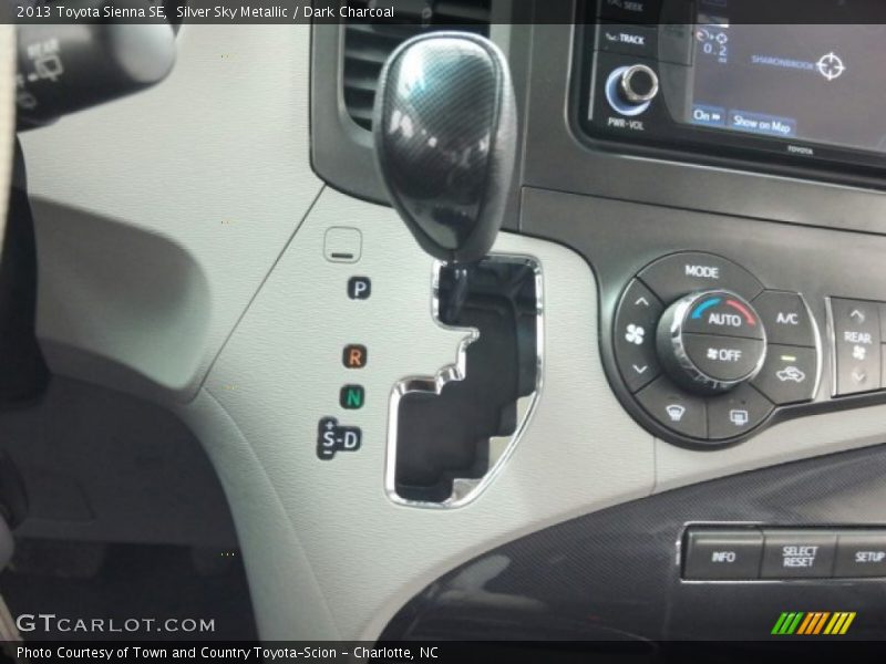 Silver Sky Metallic / Dark Charcoal 2013 Toyota Sienna SE
