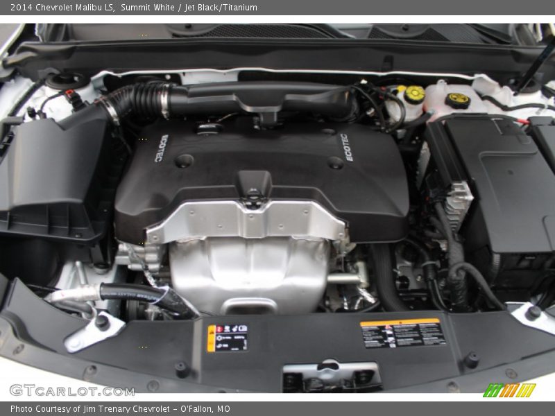 Summit White / Jet Black/Titanium 2014 Chevrolet Malibu LS