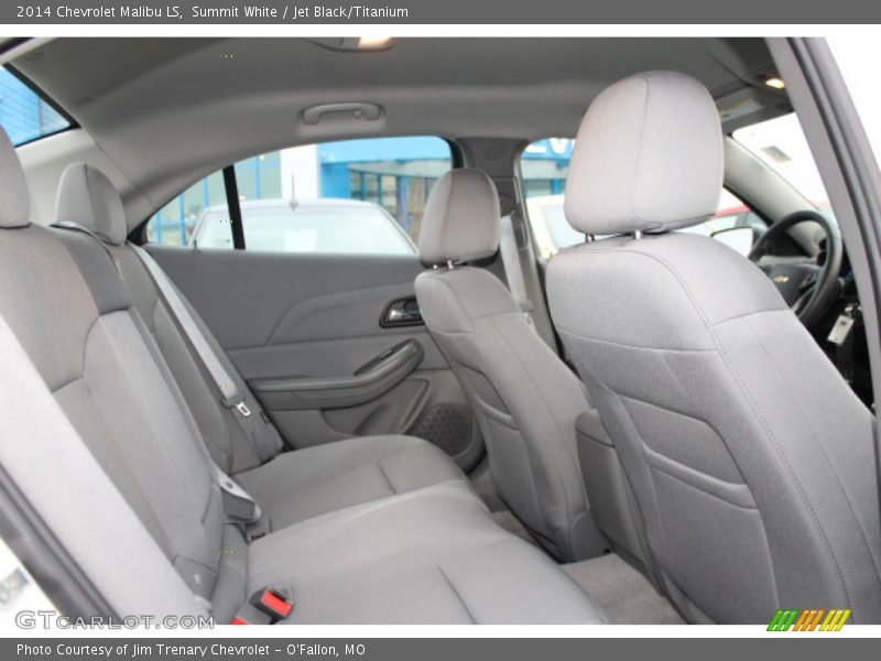 Summit White / Jet Black/Titanium 2014 Chevrolet Malibu LS