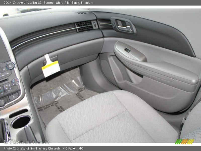 Summit White / Jet Black/Titanium 2014 Chevrolet Malibu LS