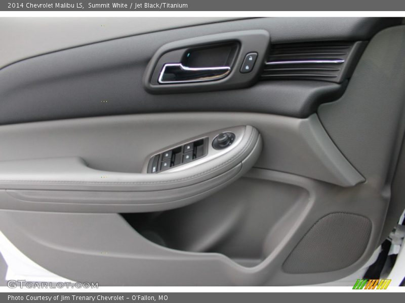 Summit White / Jet Black/Titanium 2014 Chevrolet Malibu LS