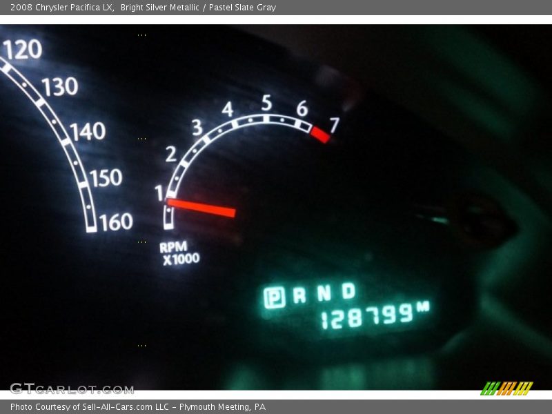 Bright Silver Metallic / Pastel Slate Gray 2008 Chrysler Pacifica LX