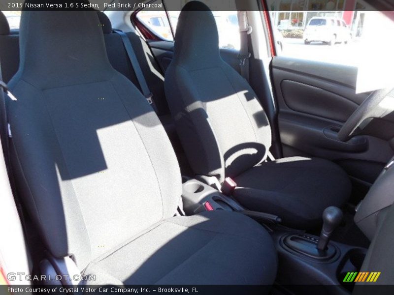 Red Brick / Charcoal 2015 Nissan Versa 1.6 S Sedan