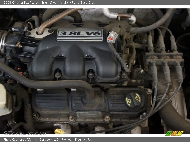 Bright Silver Metallic / Pastel Slate Gray 2008 Chrysler Pacifica LX