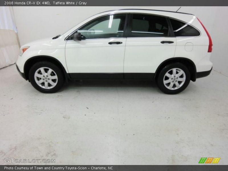 Taffeta White / Gray 2008 Honda CR-V EX 4WD