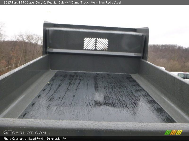 Vermillion Red / Steel 2015 Ford F550 Super Duty XL Regular Cab 4x4 Dump Truck