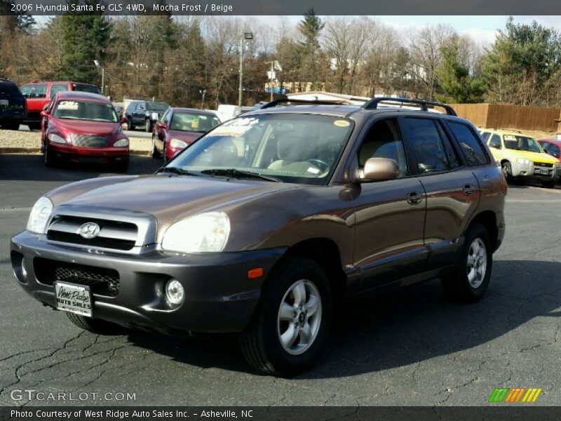 Mocha Frost / Beige 2006 Hyundai Santa Fe GLS 4WD
