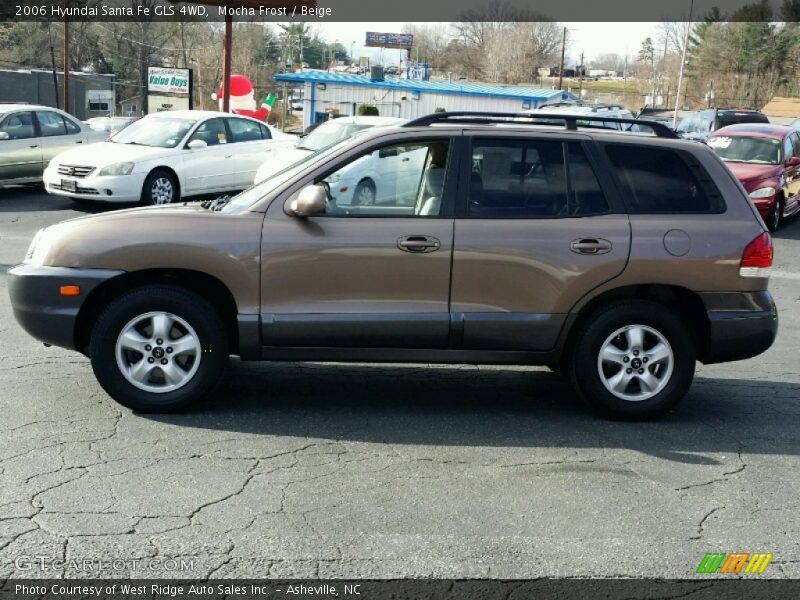 Mocha Frost / Beige 2006 Hyundai Santa Fe GLS 4WD