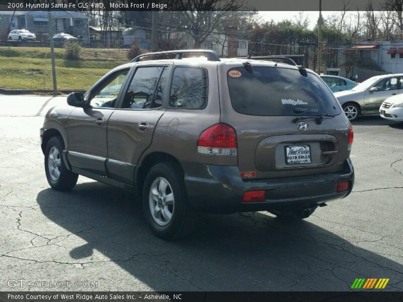 Mocha Frost / Beige 2006 Hyundai Santa Fe GLS 4WD