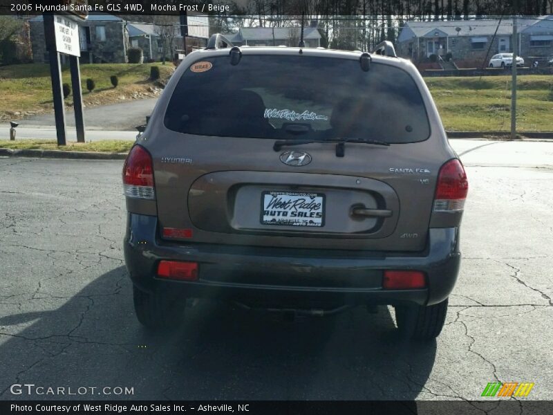 Mocha Frost / Beige 2006 Hyundai Santa Fe GLS 4WD