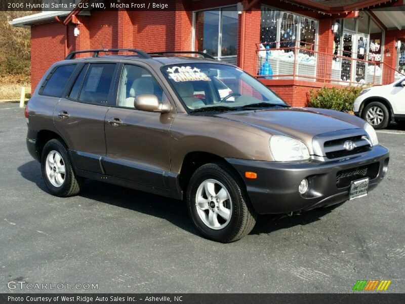 Mocha Frost / Beige 2006 Hyundai Santa Fe GLS 4WD