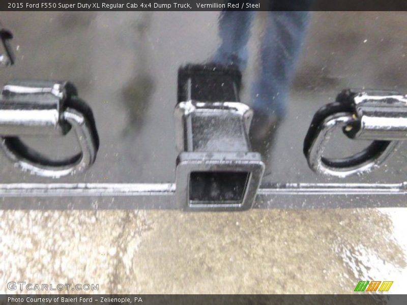 Vermillion Red / Steel 2015 Ford F550 Super Duty XL Regular Cab 4x4 Dump Truck