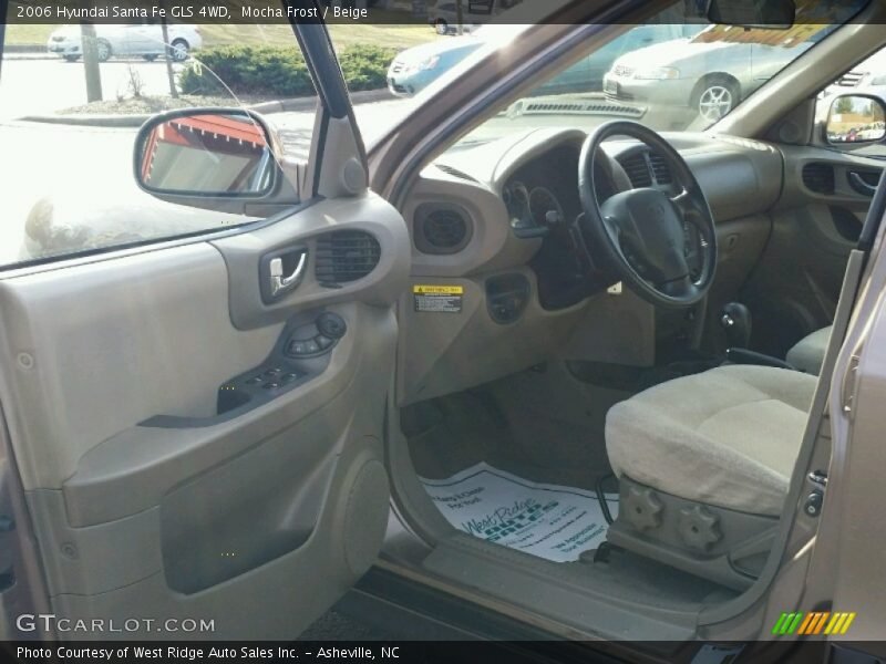 Mocha Frost / Beige 2006 Hyundai Santa Fe GLS 4WD