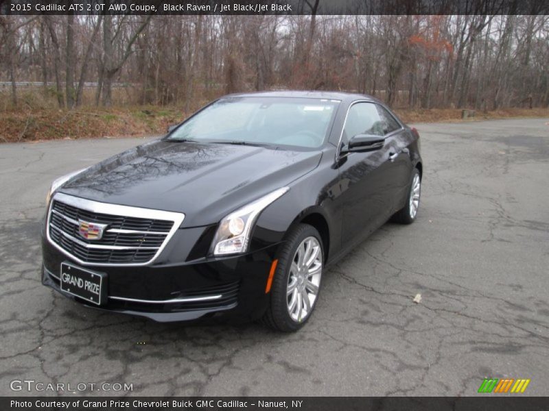 Black Raven / Jet Black/Jet Black 2015 Cadillac ATS 2.0T AWD Coupe