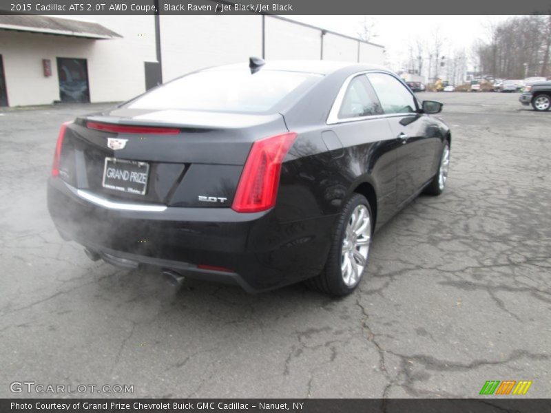 Black Raven / Jet Black/Jet Black 2015 Cadillac ATS 2.0T AWD Coupe