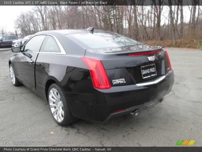 Black Raven / Jet Black/Jet Black 2015 Cadillac ATS 2.0T AWD Coupe
