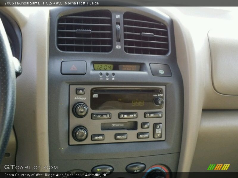 Mocha Frost / Beige 2006 Hyundai Santa Fe GLS 4WD