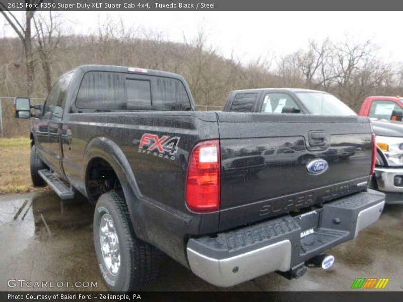 Tuxedo Black / Steel 2015 Ford F350 Super Duty XLT Super Cab 4x4