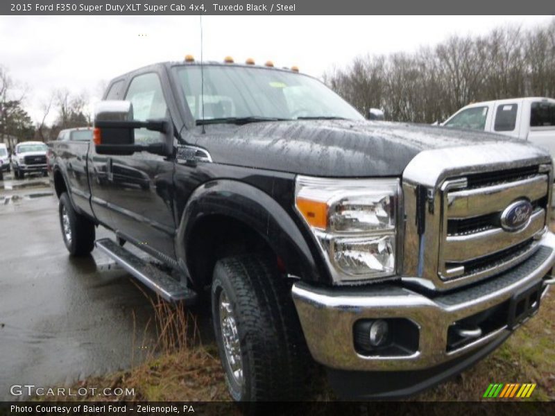 Tuxedo Black / Steel 2015 Ford F350 Super Duty XLT Super Cab 4x4