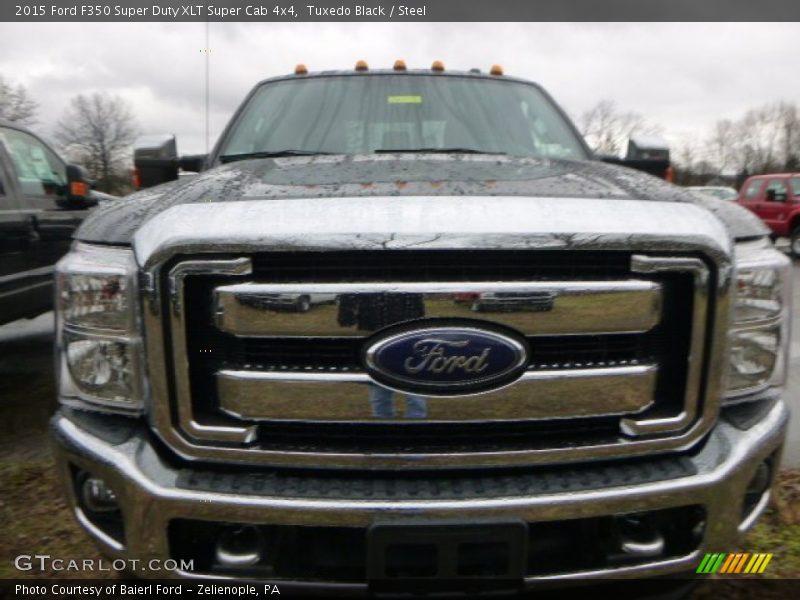 Tuxedo Black / Steel 2015 Ford F350 Super Duty XLT Super Cab 4x4