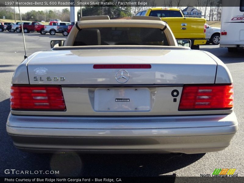 Smoke Silver Metallic / Parchment Beige 1997 Mercedes-Benz SL 600 Roadster