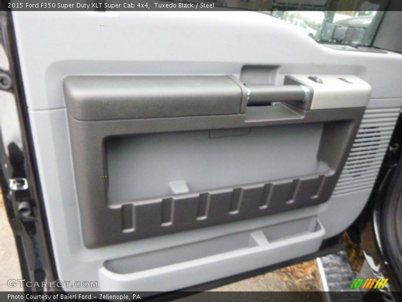 Tuxedo Black / Steel 2015 Ford F350 Super Duty XLT Super Cab 4x4