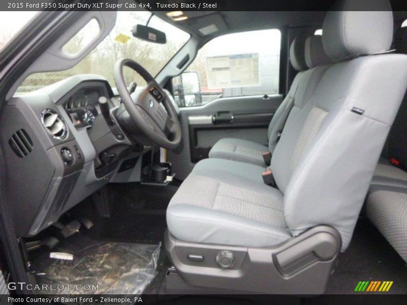 Tuxedo Black / Steel 2015 Ford F350 Super Duty XLT Super Cab 4x4