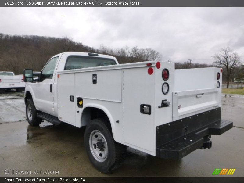 Oxford White / Steel 2015 Ford F350 Super Duty XL Regular Cab 4x4 Utility