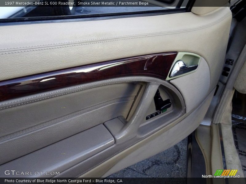Smoke Silver Metallic / Parchment Beige 1997 Mercedes-Benz SL 600 Roadster