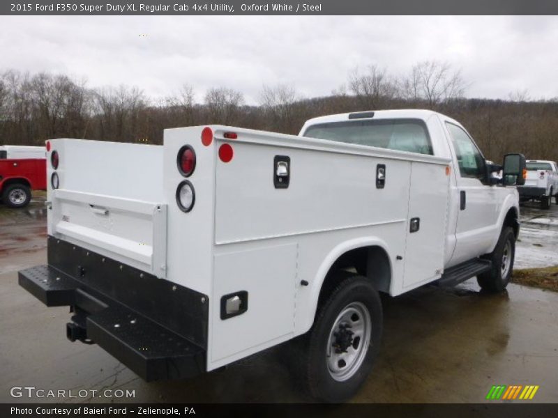 Oxford White / Steel 2015 Ford F350 Super Duty XL Regular Cab 4x4 Utility