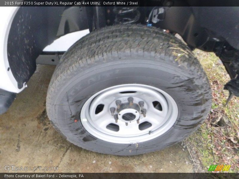Oxford White / Steel 2015 Ford F350 Super Duty XL Regular Cab 4x4 Utility