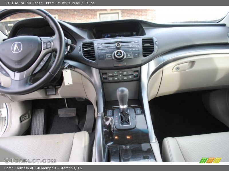 Premium White Pearl / Taupe 2011 Acura TSX Sedan